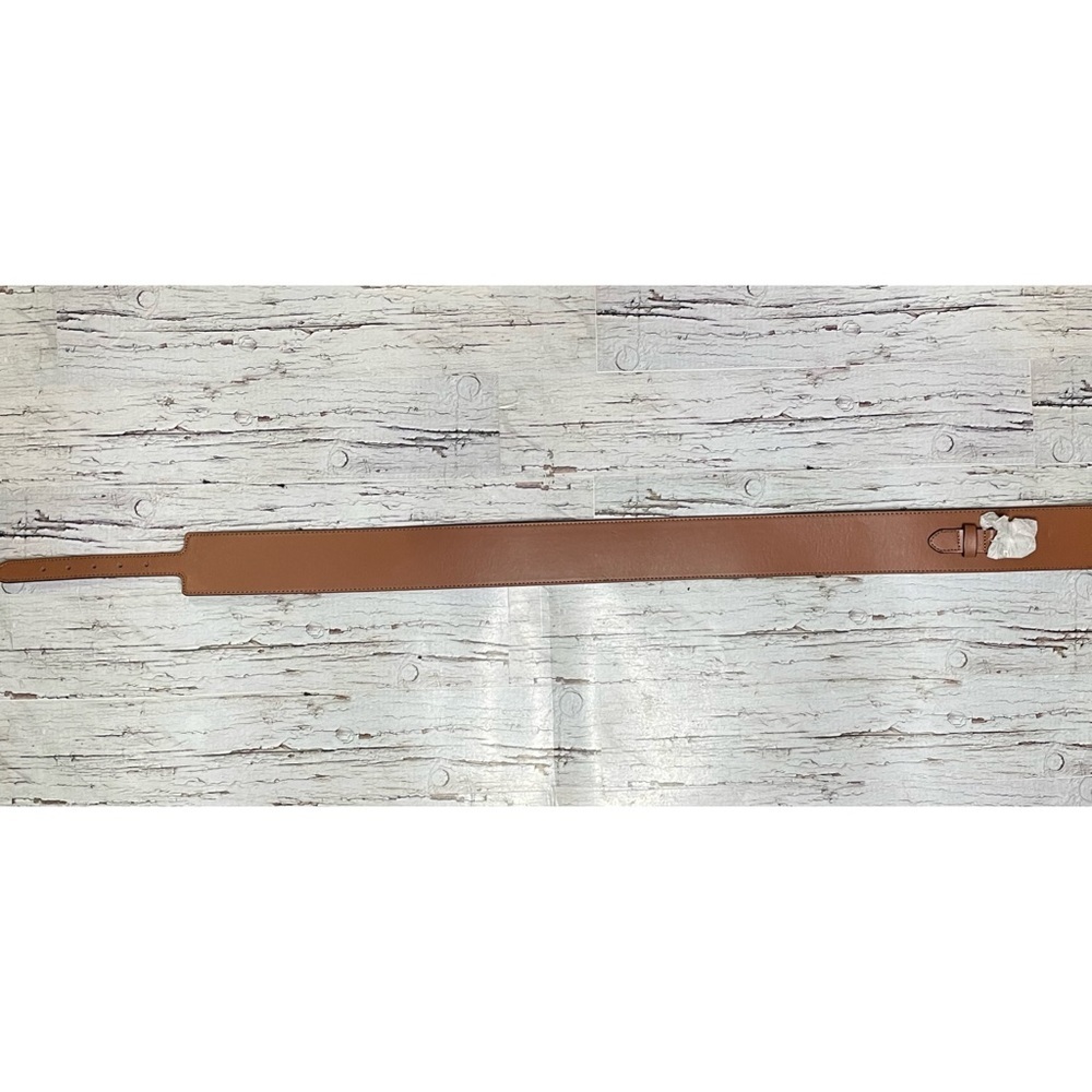 ⭐️FREE with any purchase over $35 | Wide brown faux leather belt
